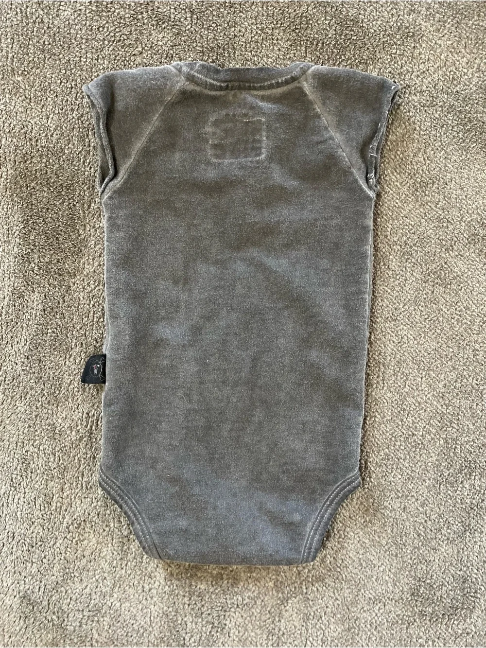 Nununu charcoal vintage wash sleeveless one piece 0-6